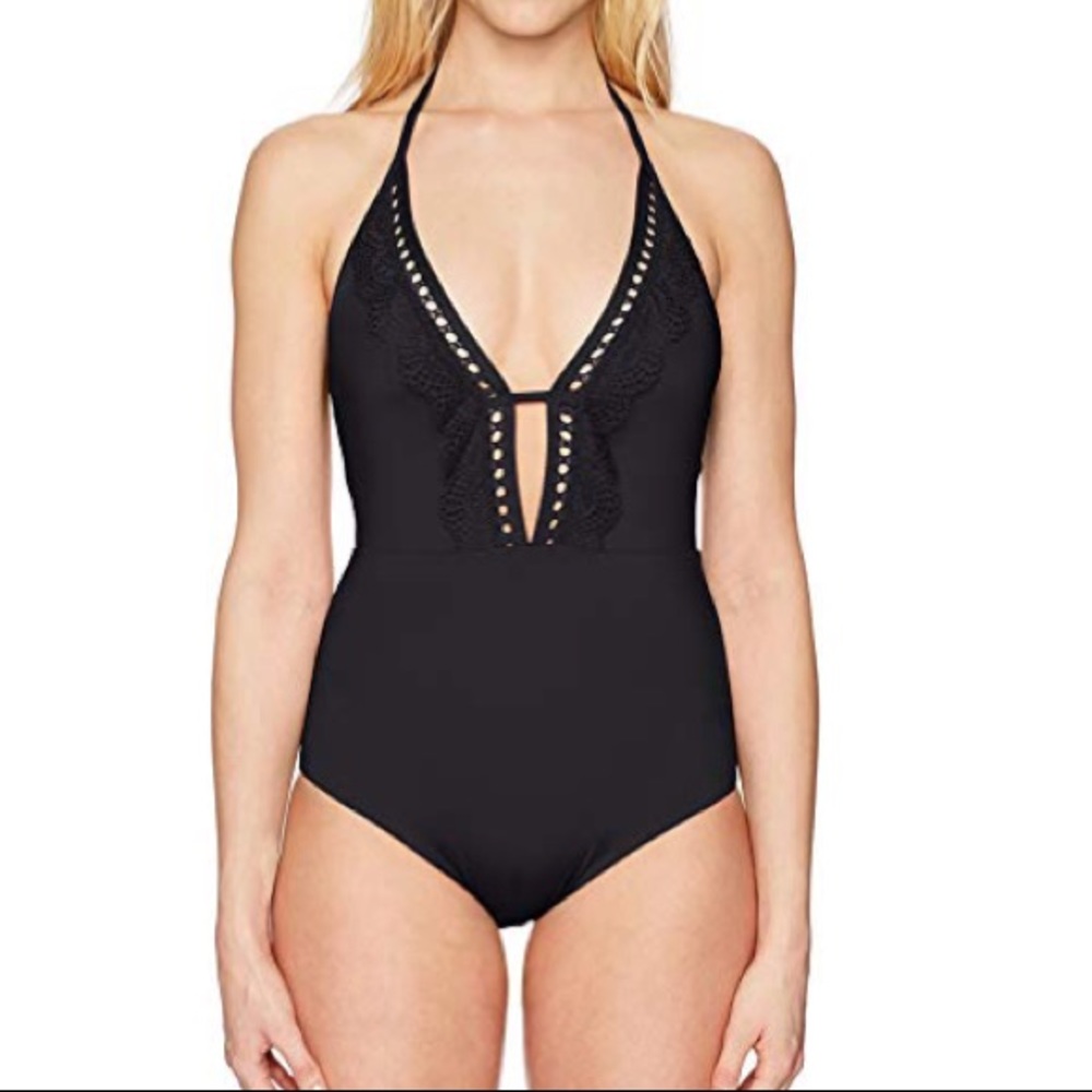 Pretty Pink One Piece Swimsuit